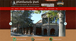 Desktop Screenshot of parkrestaurant.com